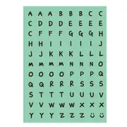 English Letters Numbers Stickers Label Stickers Diary Scrapbooking Notebook Decoration School Stationery