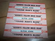 3 Elton John Goodbye Yellow Brick Road / Young Man's Blues Jukebox Title Strips