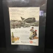 1947 Original Advertisement Ballantine Ale Certificate Of Authenticity Seek Pub