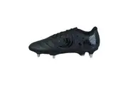 Canterbury Unisex Adult Phoenix Genesis Pro Leather Soft Ground Rugby Boots (Black/Silver) - UTCS1835