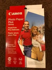 Canon 4x6 Glossy Photo Paper Plus, 120 Sheets Value Pack (PP-101)