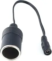 1Pack 5.5x2.1mm Connector to Male/Female Socket Extension Cord, Car Cable Power Supply