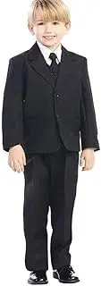[YYI] Boys' 3-Piece Suit Two Buttons Jacket Tux Waistcoat Trousers