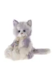 Charlie Bears Sleepyhead Teddy Bear Plush Collectable Cat Kitten With Scarf