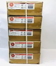 5 BOX OF 5 PADS AMERICO 404413 - 13" DIAMETER BUFFING RED PADS