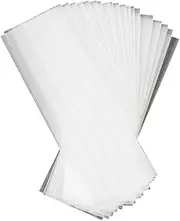 Ipetboom 50 Sheets Pearl Cotton Highlighter Baylyage Papers Highlighting Foil Highlighters Extra Wide Hairdressing Colour Papers Hair Foil Tracing Paper Hair Highlighting Paper Foam White