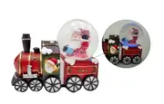 bulk 12 Xmas Santa & Train Snow Globe W Led Light Decoration 16x12cm