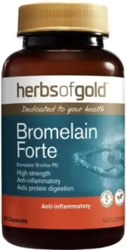 Bromelain Forte 60 Caps Herbs of Gold