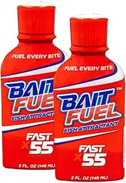 BAITFUEL X55 Formula Gel for Fishing: The Supercharged Fish Scent Technology with Powerful Attractants and Taste Enhancers That Fish Bite | 8 oz., 2-Pack, (PN: X89668-2)