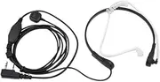 LVNPNGVFAC Throat Microphone MIC PTT Laryngofon Air Tube Headset Speaker Fit for Baofeng Walkie Talkie CB Radio UV-5R UV B5 GT-3TP UV-5X