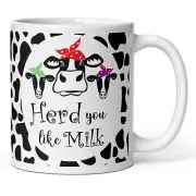 Funny 'Herd you like Milk' Mug - Perfect Gift for Dairy Lovers!