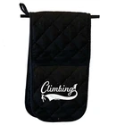 Rock Climbing Aa - Novelty Double Mitt Oven Gloves Double Kitchen Chef BBQ Mitts