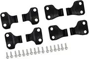 8Pcs Car Door Hinge Aluminum Alloy Direct Replace Easy to Install Sturdy Attachment Accessory Compatible for Wrangler JL