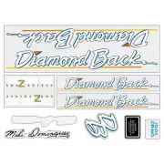 Diamond Back - 1986 Strike Zone for pink frame - decal set - Old school bmx