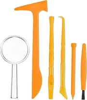 UPKOCH 3Sets Excavation Tool Set of Gemstone Digging Includes Hammer Chisel Brush Scraper Magnifying for Hands Learning and Creative Play for Boys