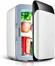 10L Mini Refrigerator, 12V Car Refrigerator Car Cooling And Heating Box Dormitory Beauty Fridges for Christmas's Day Gift, Skincare, Beverage, Food, Home, Office and Car