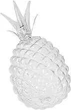 Happyyami Pineapple Sippy Cup Summer Drink Cup Fruit Bottle Cup Tropical Drinking Cups Party Cups Bottle Decor Cups Cups Transparent Glass re-usable