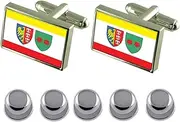 [Select Gifts] Shirt Dress Studs Belsko-Biala City Poland Flag Cufflinks