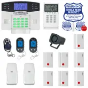 Wireless Home Security System 2-Way LCD Remote Burglar Alarm VOIP Phone Line GT
