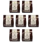 Callebaut Dark Bittersweet Chocolate Callets 54.5% 400g 7 Pack