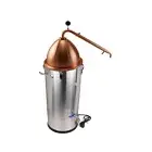 Still Spirits Copper Alembic Dome Pot Condenser w/ Stainless Steel 25L Boiler
