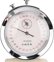 Mechanical Stopwatch, 60 Second Sports Count Timer, 0.2s Precision Dial, Easy Button Operation, Sturdy Metal & Plastic, Compact Design, Running Cycling Physics Experiments