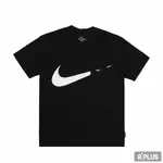 NIKE 男 圓領短袖T恤 AS M NSW SWSH SS TEE 黑色 重磅 胸前口袋 大勾勾-DJ4134010