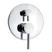 Watermark Chrome Round Mixer Tap Diverter For Handheld Shower Head Bath Tub SPA Basin Spout