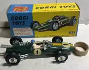1960’s Corgi no. 155 Lotus-climax Formula 1 New in Box Great Britain Not Used!