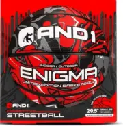 AND1 Enigma LIMITED EDITION Competitive Premium Rubber Basketball 29.5"