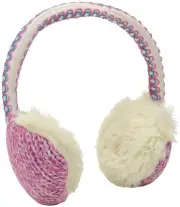 Muk Luks Womens / Girls Twisted Marl Adjustable Warm Winter Earmuffs Ear Warmers
