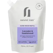 Natural State Lavender & Sandalwood Hand Wash Refill 700mL