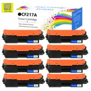 8PK Toner Cartridge CF217A Compatible With HP LaserJet Pro M102w M102a MFP 130fw