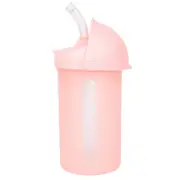 Boon Swig 270ml Water Bottle Sippy Cup w/ Silicone Straw Baby/Toddler 6m+ Blush