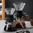 Coffee Filter Glass Silicone Coffee Filting Tool with Button Reusable CaRmm