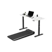 Lifespan Fitness WalkingPad™ M2 Treadmill with ErgoDesk Automatic Standing Desk 1500mm in White/Black