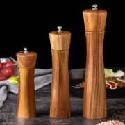 Natural Manual Sea Salt Jar Kitchen Tool Spice Grinder Salt and Pepper Mill