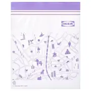 IKEA JAPAN 25x ISTAD Resealable bag Urban Design Tokyo Japan Limited Edition
