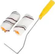 COHEALI 1 Set Mini Paint Roller Thumb Paint Rollers Yellow Handle Durable Wall Painting Tools for Home DIY Projects and Areas