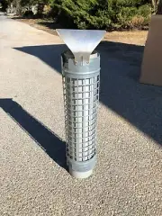 4" x 26" Duct Chimney Flue stove pipe Vent Cap with Burn-guard