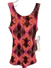 Bloch Dynami Gymnastics Volcano Biketard Coral Size XS Child (2-4) NEW