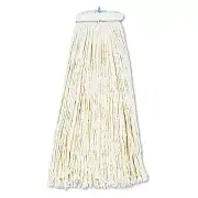 BWK716CCT 16 Oz. Cut-End Lie-Flat Cotton Wet Mop Head - White (12/Carton)