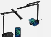 Desk Lamp LED Desk Lamps with wireless charger timer and 5 model adjustable arms