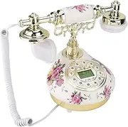 Vintage Phone, Phone Phones for Landline Antique Telephone Landline Phones with MS-9101 Vintage Retro Imitation for Home Office Cafe Bar Star Hotel Decor