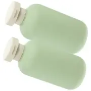 2 Pcs Clamshell Bottle Body Wash Container Travel Size Containers
