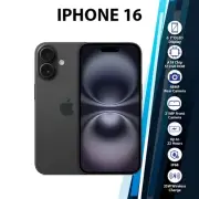 Apple iPhone 16 5G iOS Cell Phone (Black/8GB+512GB/Dual SIM/Unlocked/NEW)