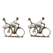 Decorative Figure Dkd Home Decor 27 x 9.5 x 23 Cm Copper Pair 2 Units