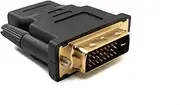 System-S DVI D Adapter 24+1 Male to HDMI 1.4 Standard Female Gold-Plated 2K 30Hz Full HD 144Hz Cable