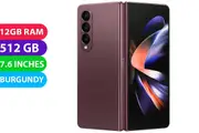Samsung Galaxy Z Fold 4 5G (512GB, Burgundy) Australian Stock - Refurbished (Excellent)