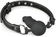 Gag With Silicone Dong Bdsm Gags Fetish Collectionsex Toys Sex Toy Ball Gag Novelty & Gag Toys Bondage Kit Sexual Wellness Products Bdsm Porn Taboo Adult Toy Chastity Gay Mmf Rubber Sissy Dirty Vengeance Voyeur